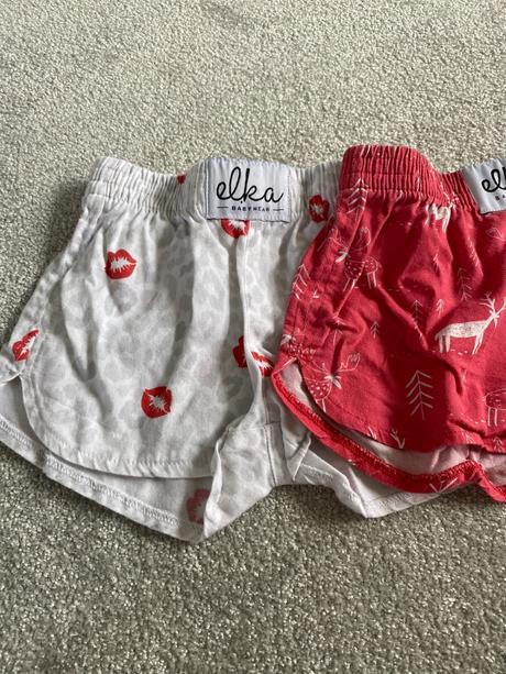 Destske pyžamo kr. nohavice elka, 98