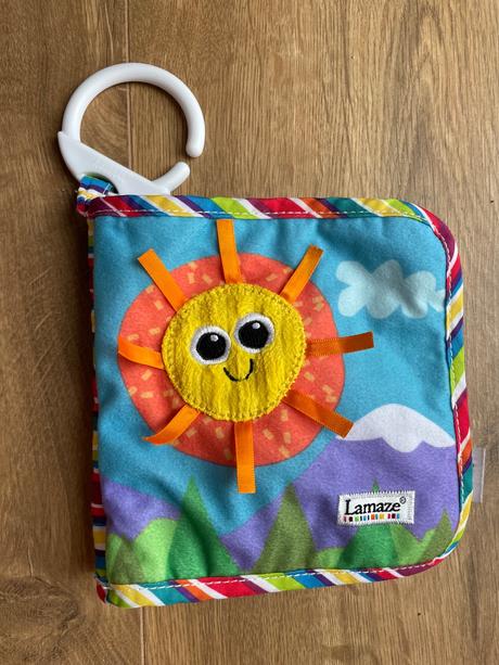 Šuštiaca látková knižka lamate, 