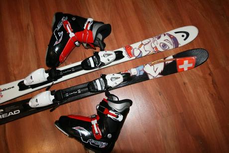 Lyže head 107 cm , lyžiarky nordica, head,100-109 cm