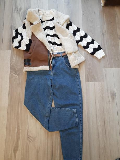 Vesta s kožušinou, l