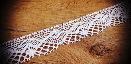 Krajky bavlnené biele - rôzne šírky, 