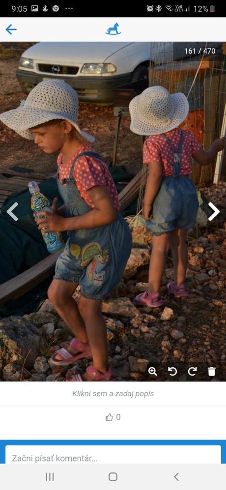 Nádherný 3-komplet s dievčatkom na 3-6r., next,110