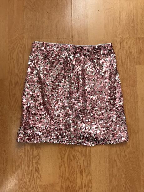 Flitrovaná sukňa, s