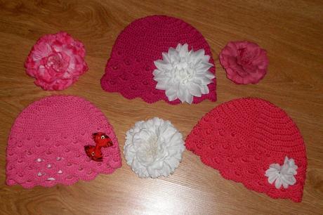 Detská háčkovaná čiapočka, <50 - 158