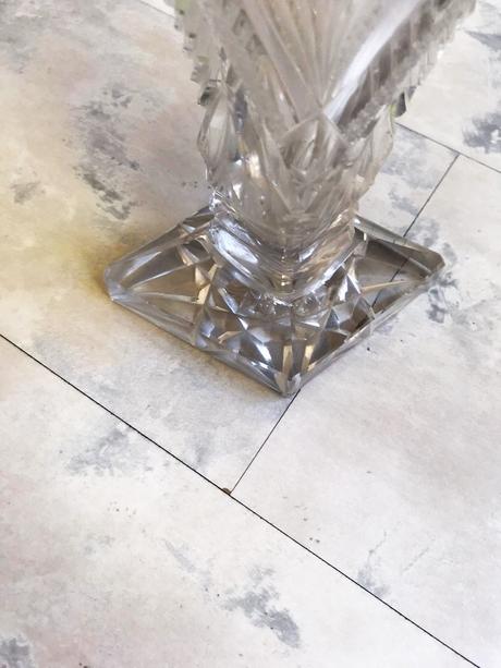 Kryštálová váza bohemia crystal,