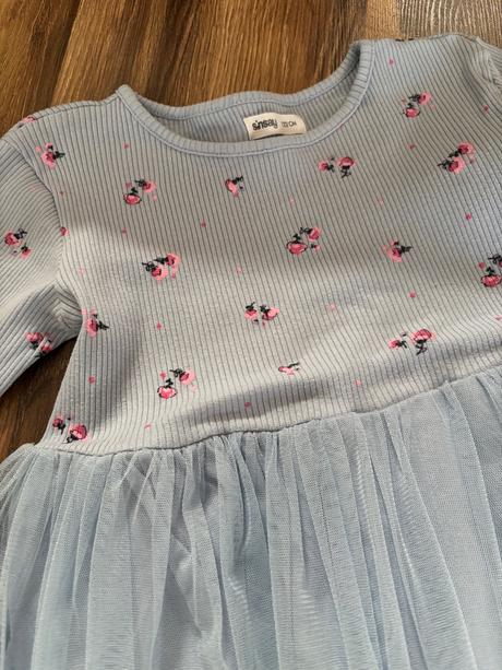 Šaty s tylovou sukňou 110/116, sinsay,116