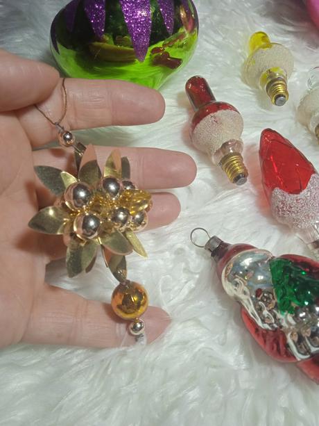 Retro ozdoby , žiarovky, 