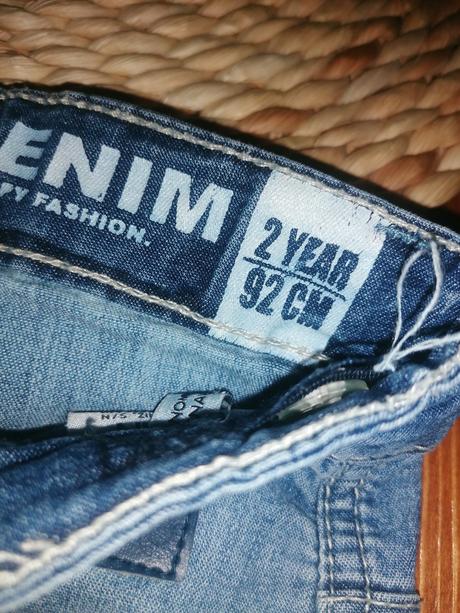 Riflove kratasy denim 92-98, denim co,92