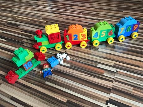 Lego duplo vláčik plný čísel, 