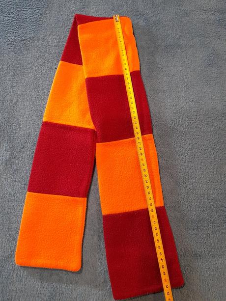 Šál bordovo-oranžový, 104