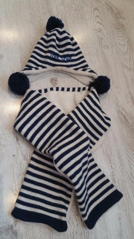 Čiapka+šál veľmi teplučke , 80