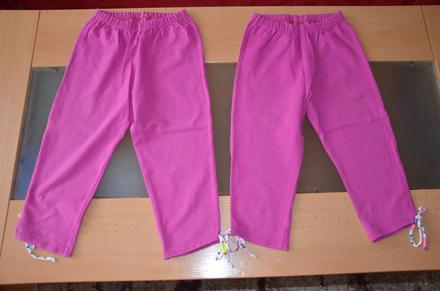 3/4 legíny ružové - v.140/146, 140