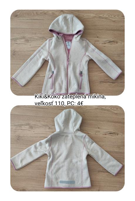 Kiki&koko zateplená mikina, veľkosť 110, kiki&koko,110