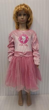 Tanečný tricot, kostým hello kitty, 7-9r, 122-134, 