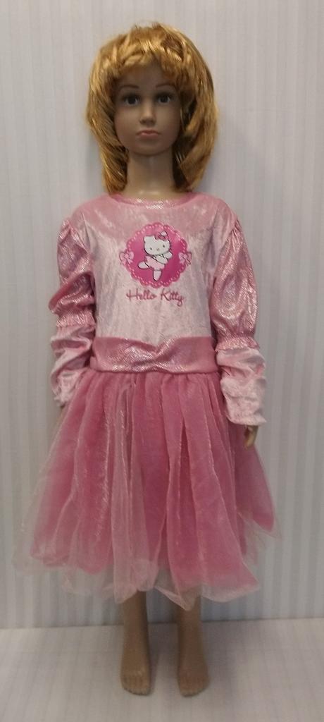 Tanečný tricot, kostým hello kitty, 7-9r, 122-134,