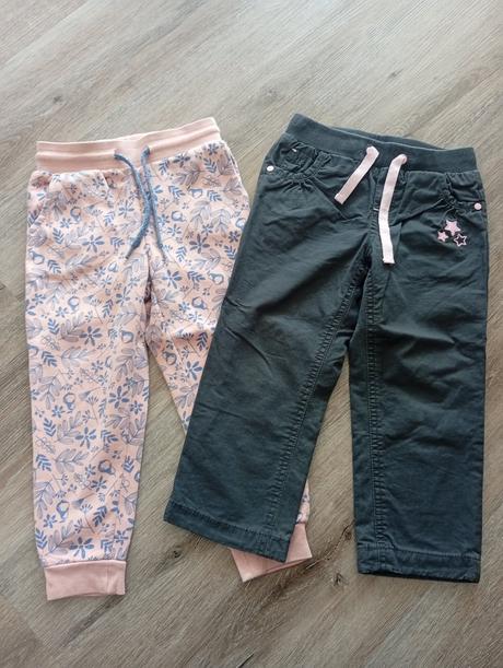 Zateplené nohavice plus tepláky, dopodopo,98