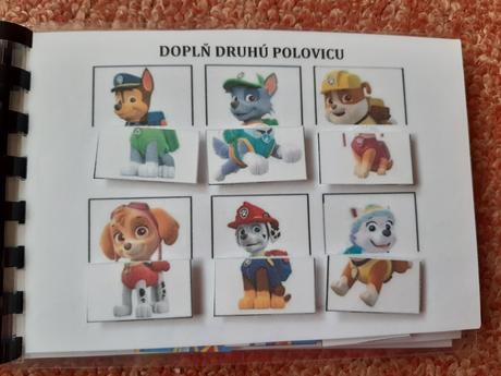 Labková patrola zosit s aktivitami, 