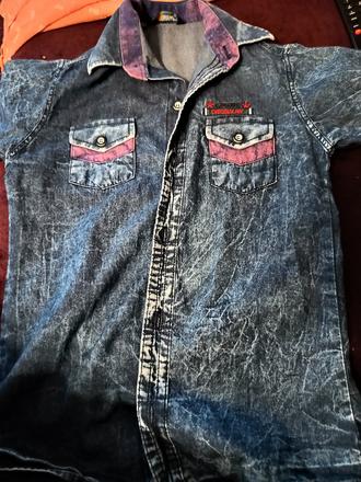 Chlapčenská košeľa 136/140 cca, 140