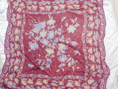 Kvalitná luxusna hodvabna elegantná šatka, xxxl