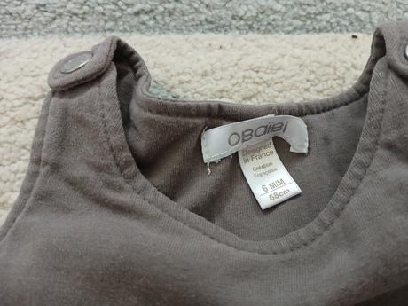 Teply spaci vak s nohami 68, obaibi