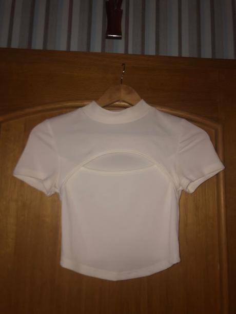 Krasny biely damsky top vel. s, s