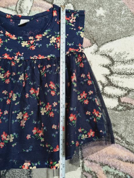 B2026 tunika, tričko kvetinky, gap,92