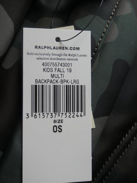 Ralph lauren bear novy original unisex ruksak, ralph lauren