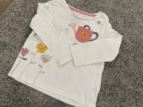 Fred&flo tričká 2x 6/9m jednorožec+krhla, tesco,74