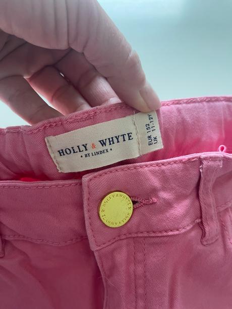 Ružové nohavice holly and white, lindex,152