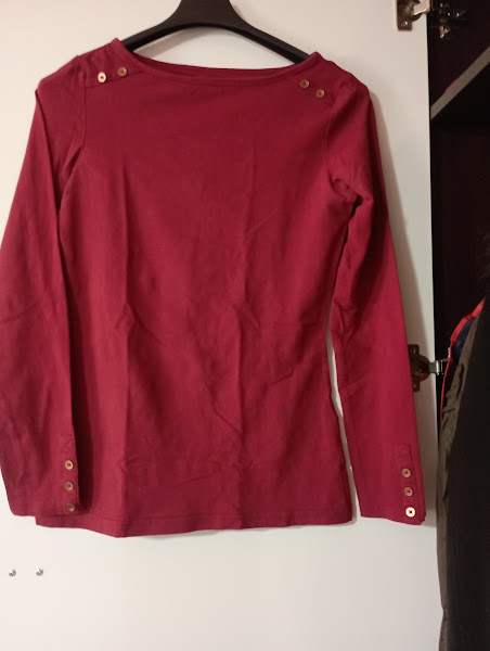 Bordový top, esmara,xs