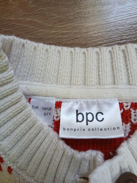 Vianočný sveter 116/122, bonprix,122