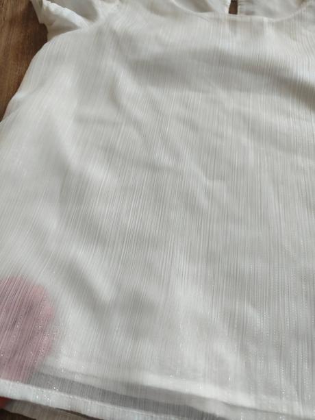 Elegantný trblietavý top, h&m,134