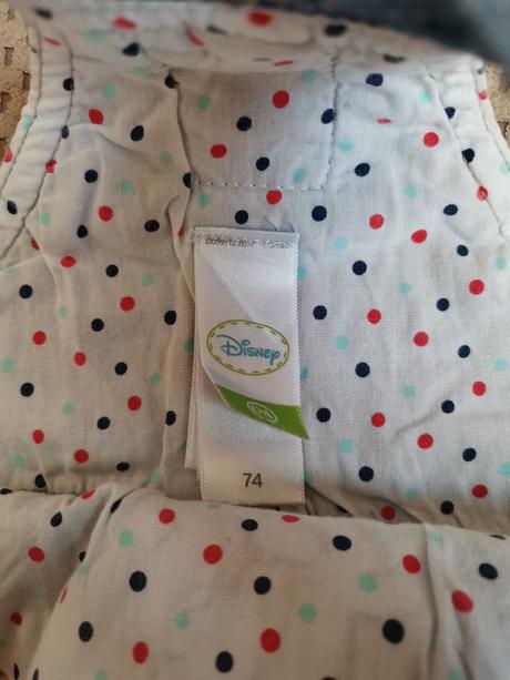 Minnie šaty riflove veľ. 74, c&a,74