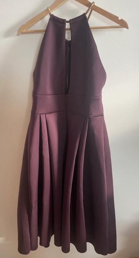 Slivkove midi saty asos, xl