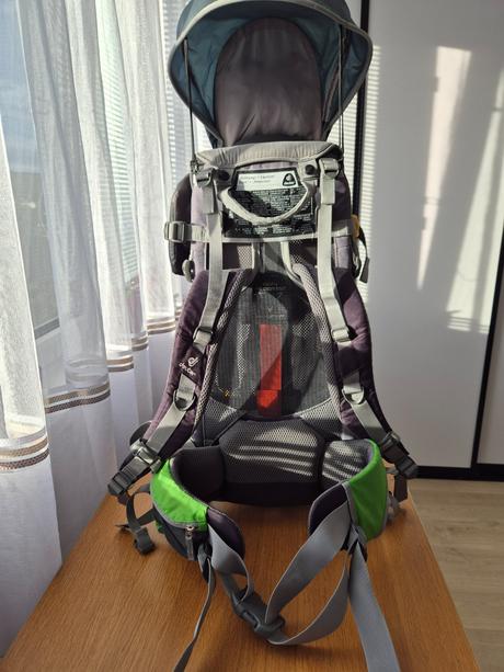 Detský turistický nosič deuter kid comfort air, deuter