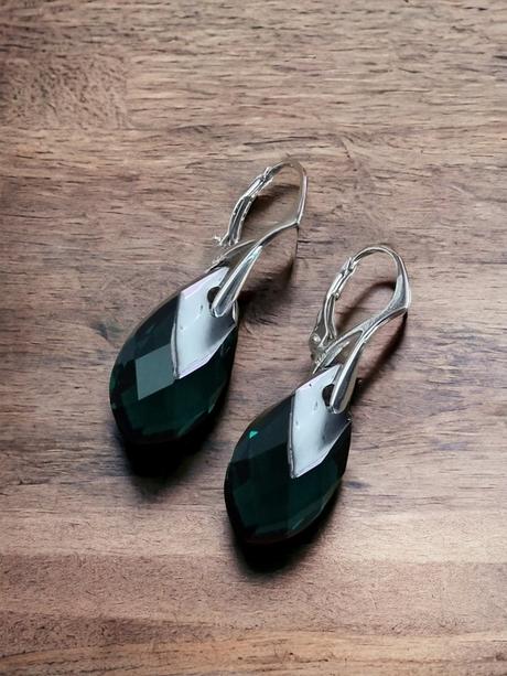 Strieborné náušnice slzy, 