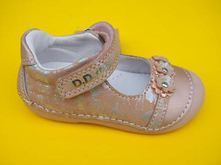 Detské kožené balerinky ddstep 015, d.d.step,19 - 24