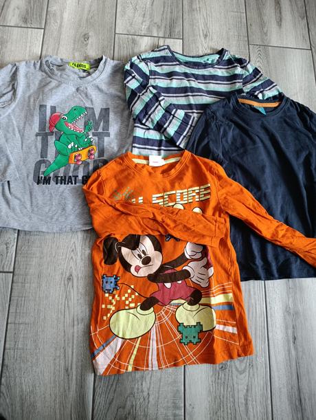 4x tričko do škôlky -116, 116