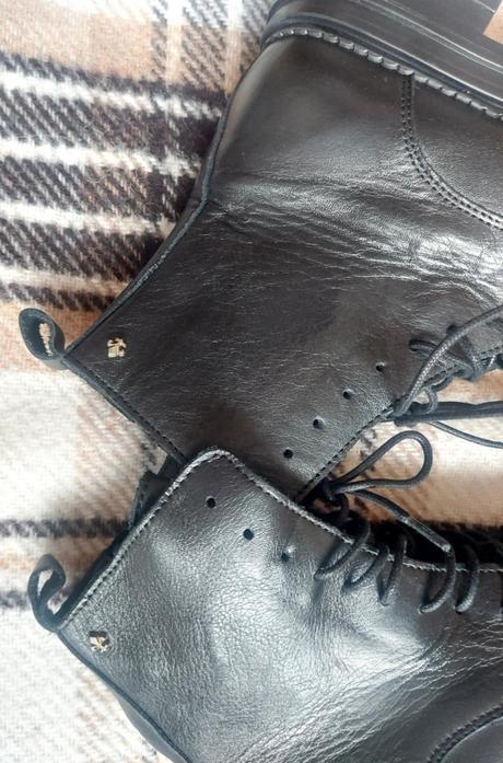 Kožené jarné čižmy nezateplené, 38