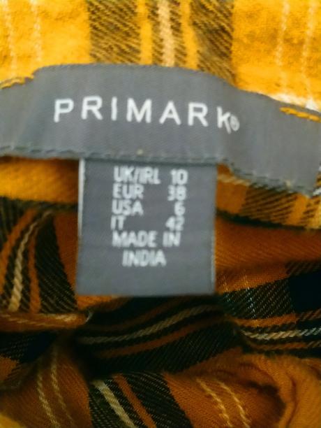 Dámska okrová košeľová blúzka, primark, m/l, primark,m