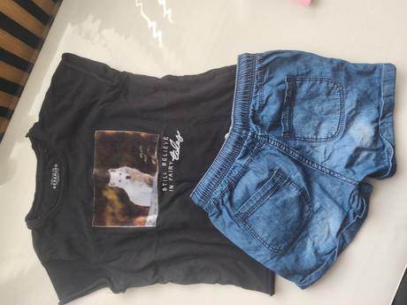 Tenké riflové nohavice 110/116, lupilu,110