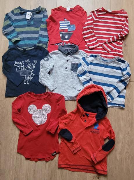 Tričká 8ks, next,86