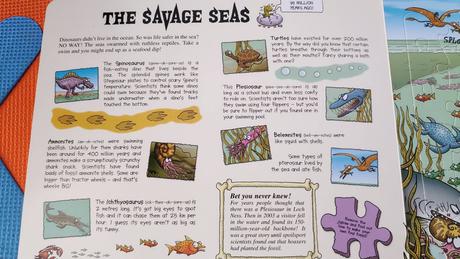 Dangerous dinosaurs jigsaw book - 2e,