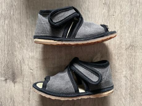 Rak papučky na suchy zips 21 čierne kaučuk, rak,21