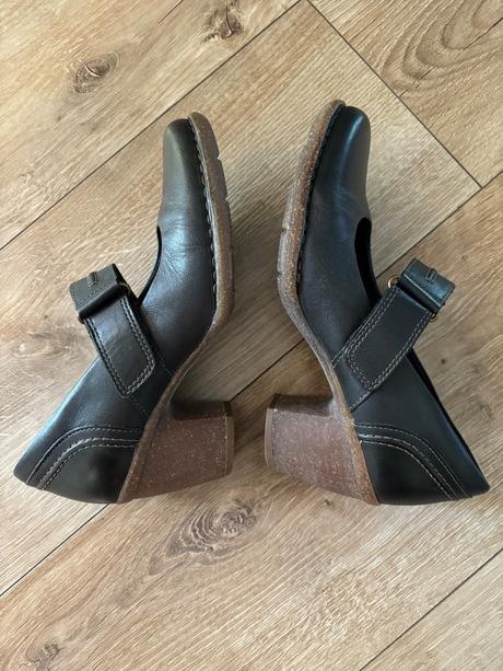 Topánky kožené clarks 38, clarks,38