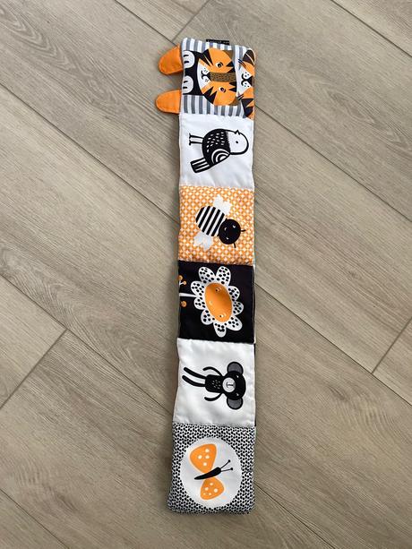 Látková knižka tip toe tiger, 