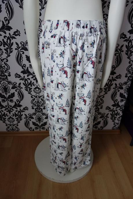 Pyžamove nohavice vianočne, f&f,xs