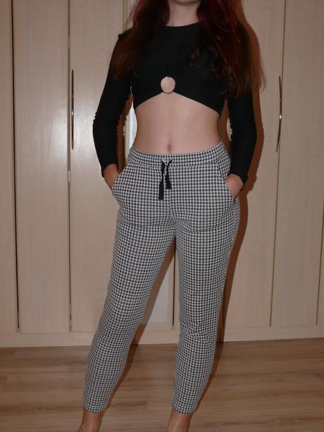 Pohodlné nohavice 158-164, s