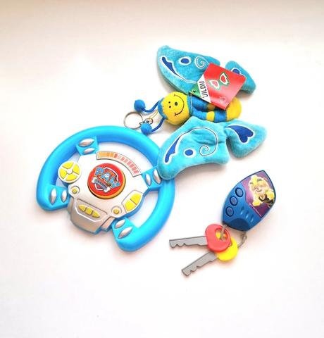 Paw patrol set volant a kľúčiky na hranie plus prí,