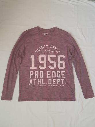 Panske bordove tričko s dlhým rukávom, s